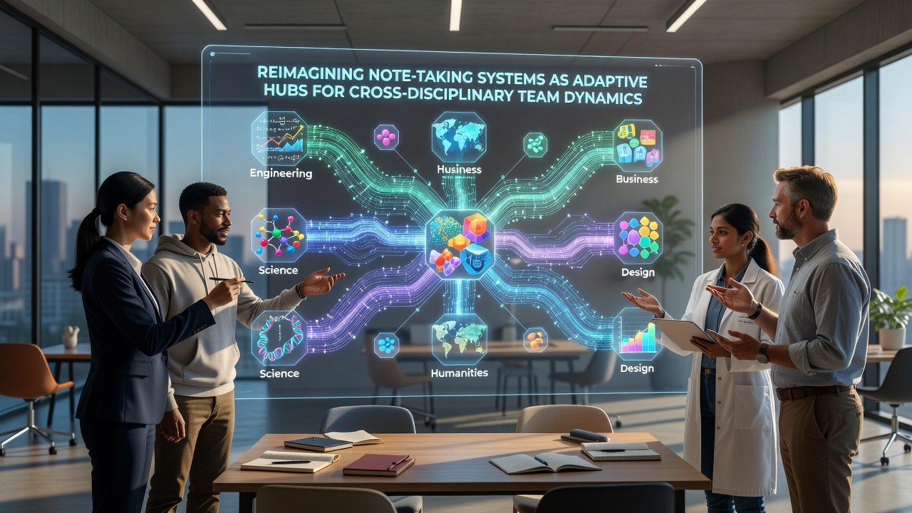 Reimagining Note-Taking Systems as Adaptive Hubs for Cross-Disciplinary Team Dynamics